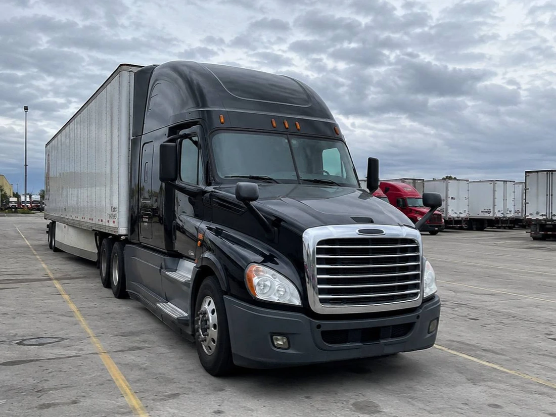 Tractor-trailer back on the road after service